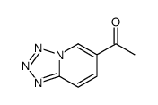 1-(四唑并[1,5-a]吡啶-6-基)乙酮结构式