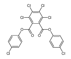3,4,5,6-Tetrachlorphthalsaeure-bis(4-chlorphenyl)ester结构式