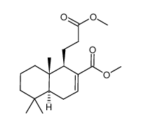 dimethyl 14,15,16-trinor-7-labdene-13,17-dioate结构式
