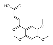 2-Butenoic acid, 4-oxo-4-(2,4,5-trimethoxyphenyl)-, (E)-结构式
