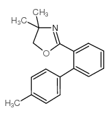 4,4-二甲基-2-(4'-甲基-2-联苯基)-2-噁吖啉结构式