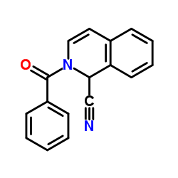 2-苯甲酰基-1-氰基-1,2-二氢异喹啉结构式