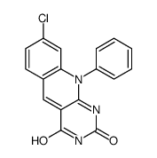 8-chloro-10-phenylpyrimido[4,5-b]quinoline-2,4-dione结构式