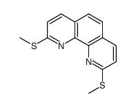 2,9-bis(methylsulfanyl)-1,10-phenanthroline结构式
