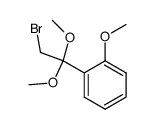 2-bromo-1,1-dimethoxy-1-(2-methoxyphenyl)ethane结构式