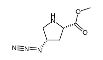 4-(S)-azido-(L)-proline methyl ester结构式