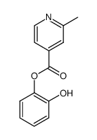 4-(2-hydroxyphenoxycarbonyl)-2-methylpyridine结构式