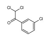 2,2-dichloro-1-(3-chlorophenyl)ethanone结构式