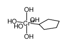 cyclopentylpentaaquochromium(III)结构式