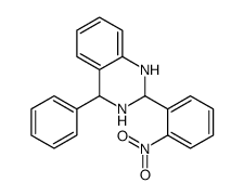 2-(2-nitrophenyl)-4-phenyl-1,2,3,4-tetrahydroquinazoline结构式
