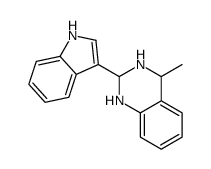 2-(1H-Indol-3-yl)-4-methyl-1,2,3,4-tetrahydro-quinazoline结构式