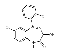 劳拉西泮结构式