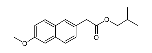 isobutyl 6- methoxy-2-naphthylacetate结构式