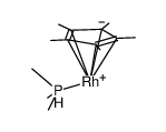 (η5-C5Me5)(PMe3)Rh(H)2结构式