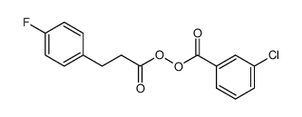 3-chlorobenzoic 3-(4-fluorophenyl)propanoic peroxyanhydride结构式