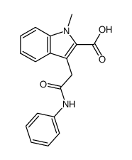 1-methyl-3-(2-oxo-2-(phenylamino)ethyl)-1H-indole-2-carboxylic acid结构式