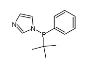 1-(tert-butyl(phenyl)phosphanyl)-1H-imidazole结构式