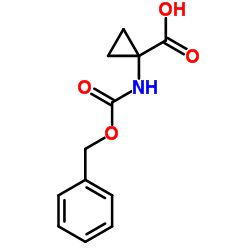 Cbz-1-氨基环丙烷羧酸结构式