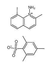 2,8-dimethyl-1-aminoquinolinium mesitylenesulphonate结构式