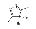 4,4-Dibromo-3,5-dimethyl-4H-pyrazole结构式
