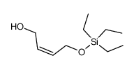 1-((triethylsilyl)oxy)-cis-2-buten-4-ol结构式
