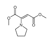 dimethyl 2-pyrrolidin-1-ylbut-2-enedioate结构式