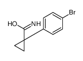 1-(4-溴苯基)环丙烷羧酰胺结构式