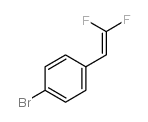 4-溴-β,β-二氟苯乙烯结构式
