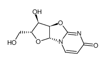 1-((2R,4S,5R)-3,4-anhydro-5-(hydroxymethyl)tetrahydrofuran-2-yl)pyrimidin-4(1H)-one结构式