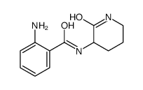 2-amino-N-(2-oxopiperidin-3-yl)benzamide结构式
