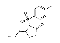 5-ethylthio-1-(toluene-4-sulfonyl)pyrrolidin-2-one结构式