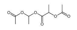 2-Acetoxypropionsaeure-1-acetoxyethylester结构式