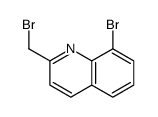 8-bromo-2-(bromomethyl)quinoline结构式