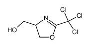 4-Hydroxymethyl-2-trichlormethyl-4,5-dihydrooxazol结构式