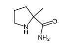 H-DL-(αMe)Pro-NH2结构式