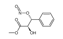 methyl (2R,3R)-2-hydroxy-3-(nitrosooxy)-3-phenylpropanoate结构式