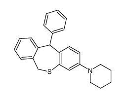 11-Phenyl-3-piperidino-6,11-dihydrodibenzo(b,e)thiepin结构式