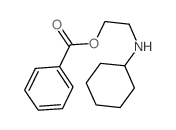 2-(cyclohexylamino)ethyl benzoate结构式