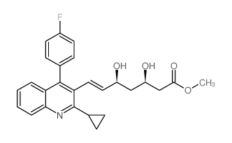 匹伐他汀甲酯结构式