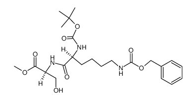 Boc-Lys(Z)-Ser-OMe结构式
