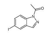 1-acetyl-5-iodo-1H-indazole结构式