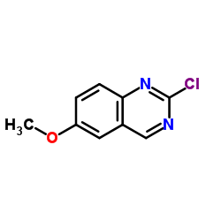 2-氯-6-甲氧基-喹唑啉结构式