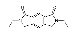 2,3,5,6-tetrahydro-2,6-diethylbenzo[1,2-c:4,5-c']dipyrrole-1,7-dione结构式