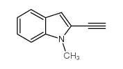 1H-Indole,2-ethynyl-1-methyl-结构式