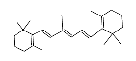 1,6-Bis(2,6,6-trimethylcyclohex-1-enyl)-3-methylhexa-1,3,5-triene结构式