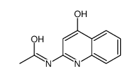 N-(4-oxo-1H-quinolin-2-yl)acetamide结构式