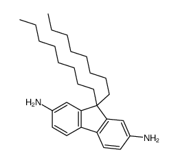 9,9-二辛基-9H-芴-2,7-二胺结构式