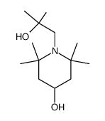 1-(2-Hydroxy-2-methylpropyl)-2,2,6,6-tetramethyl-4-piperidol结构式