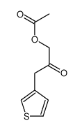(2-oxo-3-thiophen-3-ylpropyl) acetate结构式