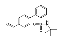N-tert-butyl-4'-formylbiphenyl-2-sulfonamide结构式